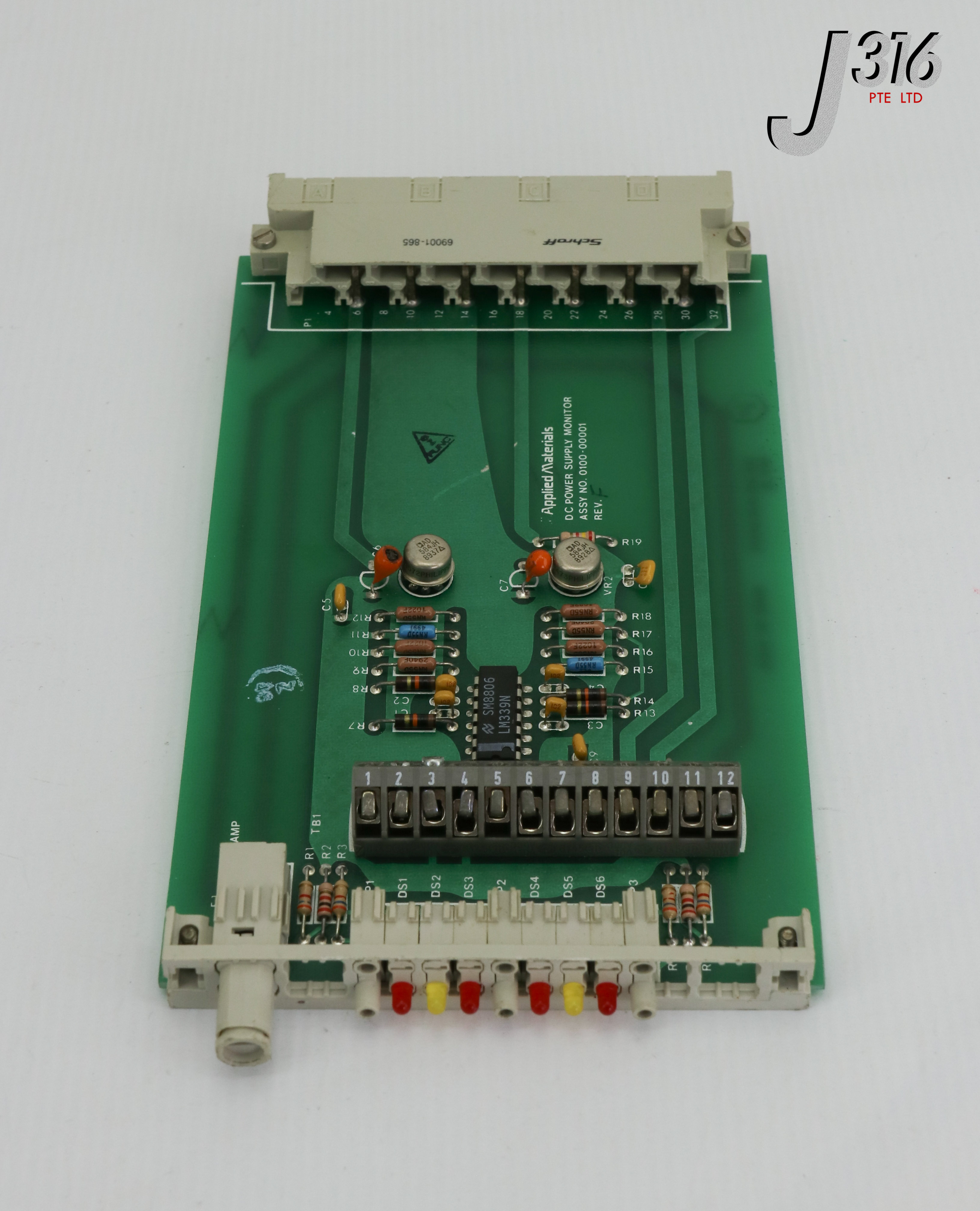 22753 APPLIED MATERIALS PCB, DC PWR SUPPLY MON ASSY 0100-00001